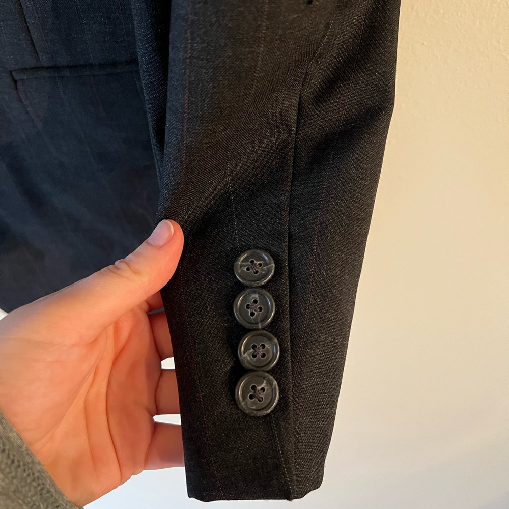 vintage burberry mens custom suit blazer jacket - Picture 5 of 10